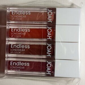 JOAH LONGWEAR LIP COLOR 4 Pack tasty, smoothing, dessert, chit chat NEW